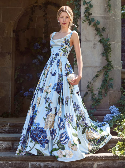 Estrella Embellished Evening Gown