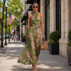 Margot Floral Halter Maxi Dress