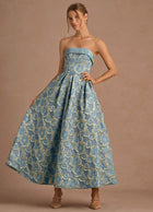 Margot Lake Blue Maxi Dress