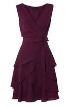 Vivienne V-Neck Chiffon Dress