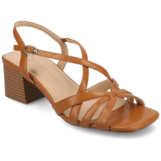 Shyla Block Heel Sandal in Cherry Red