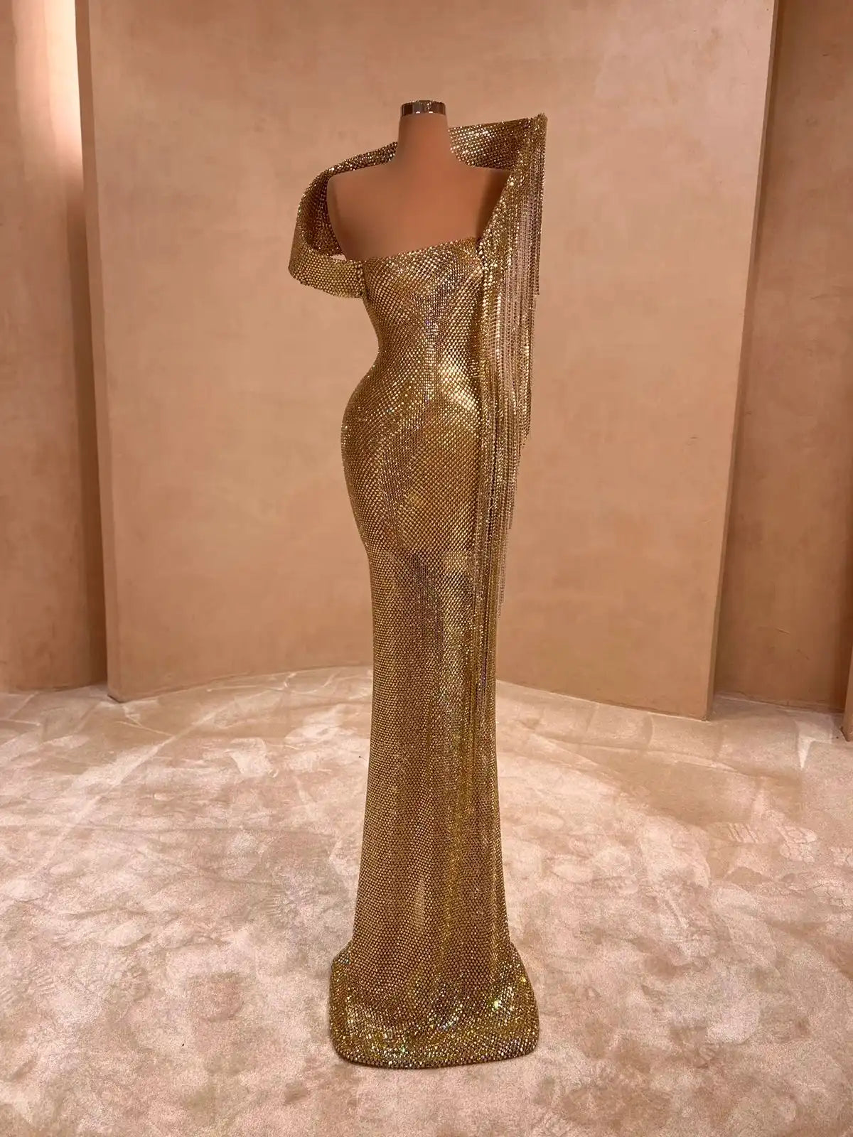 068 Margot Crepe Evening Dress