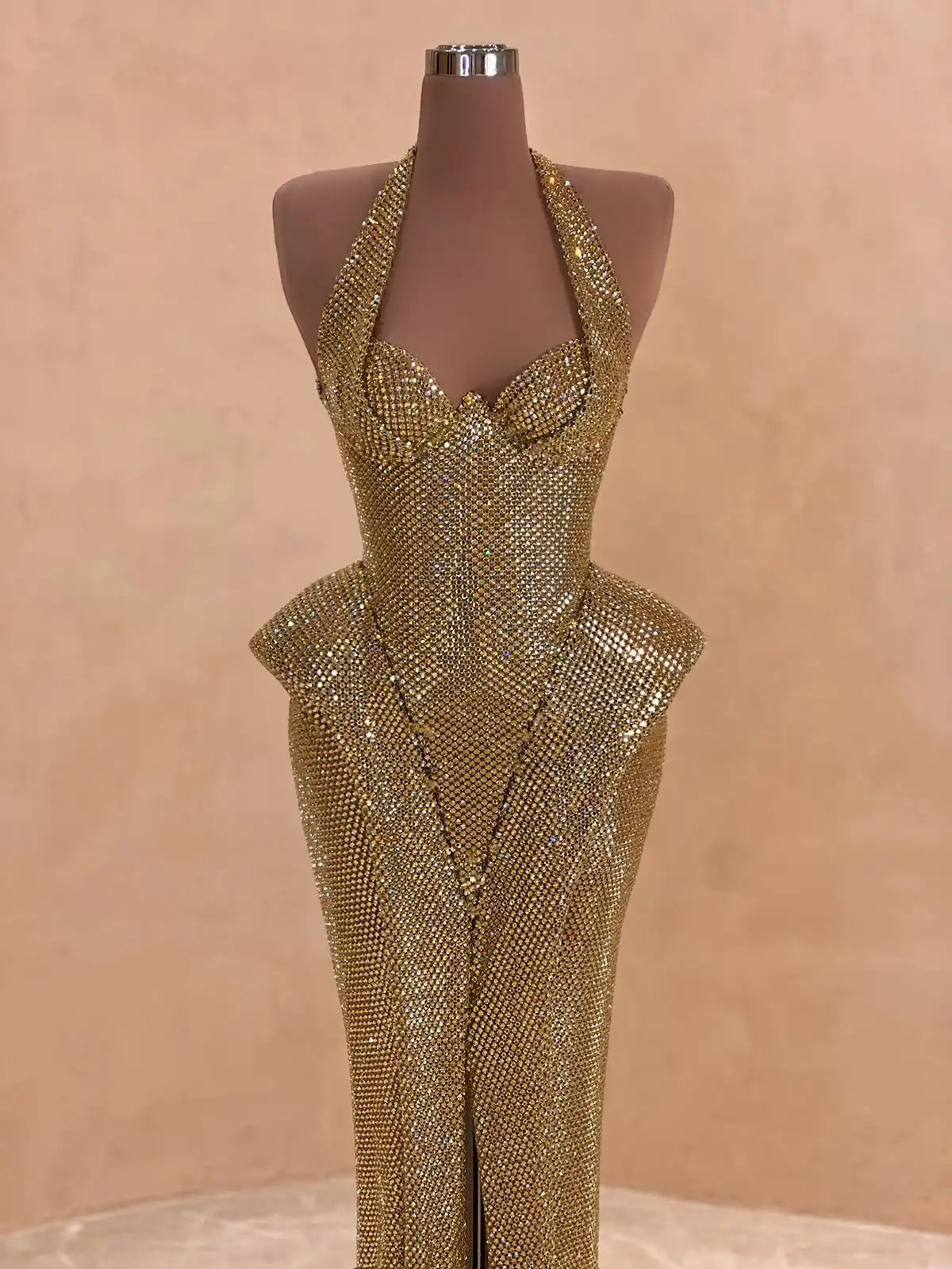068 Margot Crepe Evening Dress
