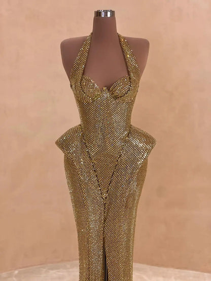068 Margot Crepe Evening Dress
