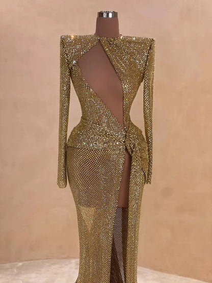 068 Margot Crepe Evening Dress