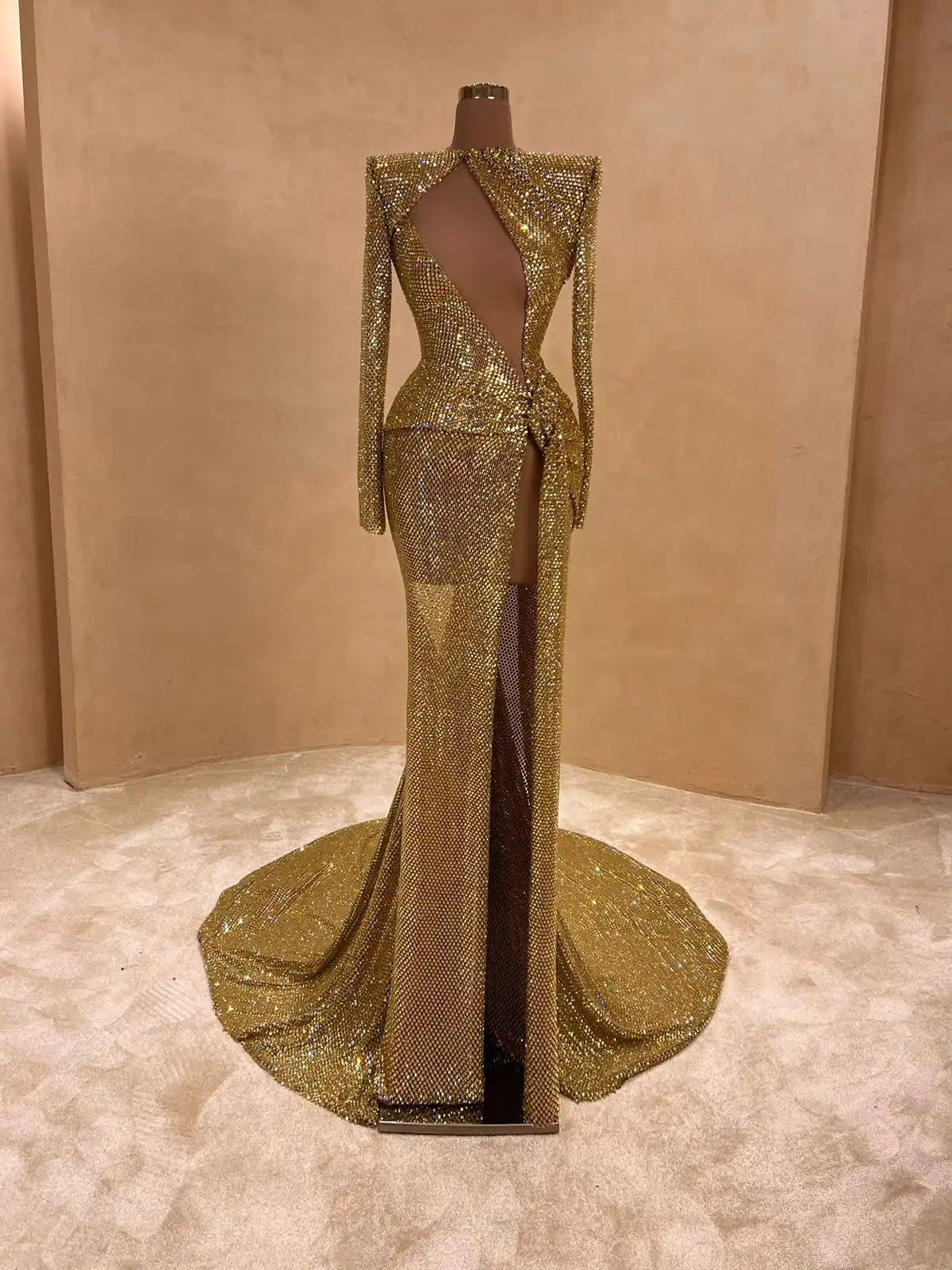 068 Margot Crepe Evening Dress