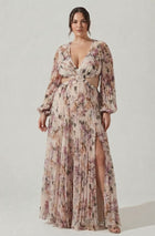 Revery Floral Long Sleeve Maxi Dress