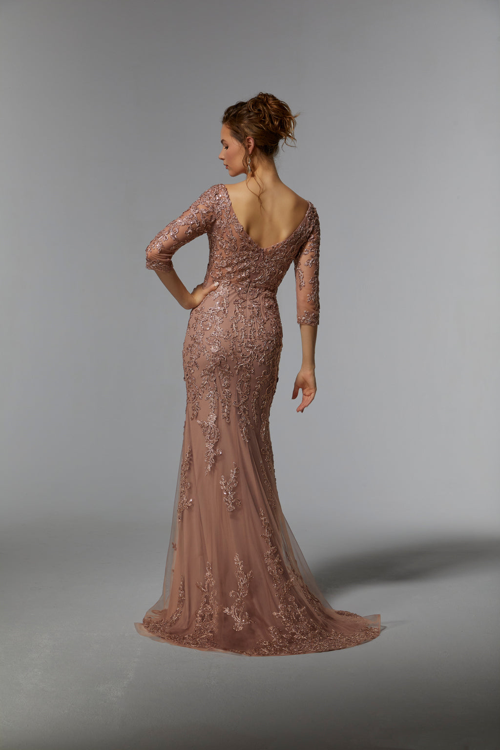 Navy Madeline Navy Long Formal Dress