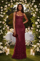 Margot Appliqué Corset Gown