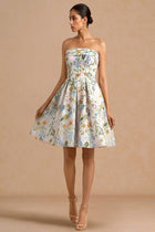 Azazie Evangeline White Mini Dress
