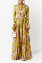 Margot Floral Lace Maxi Dress