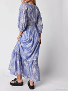 Margot Shirred Floral Dress