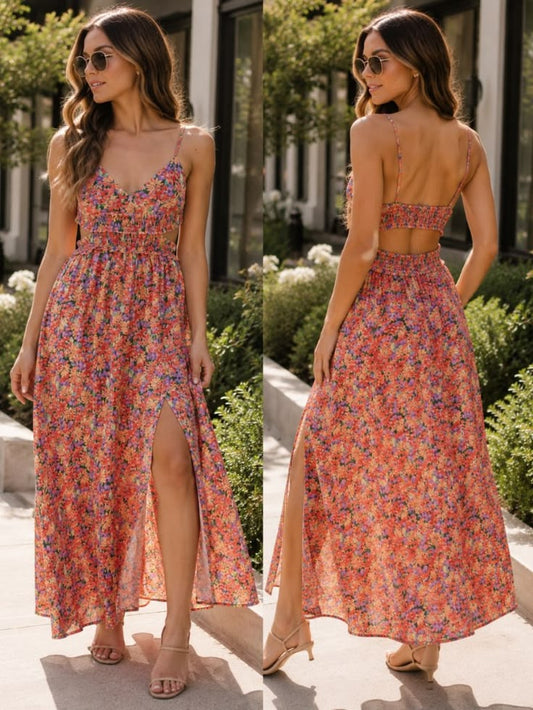 Jayla Woven Floral Dress