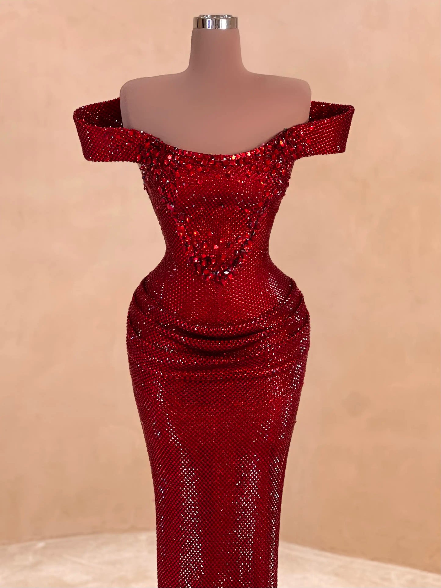 074 Margot Crepe Evening Dress