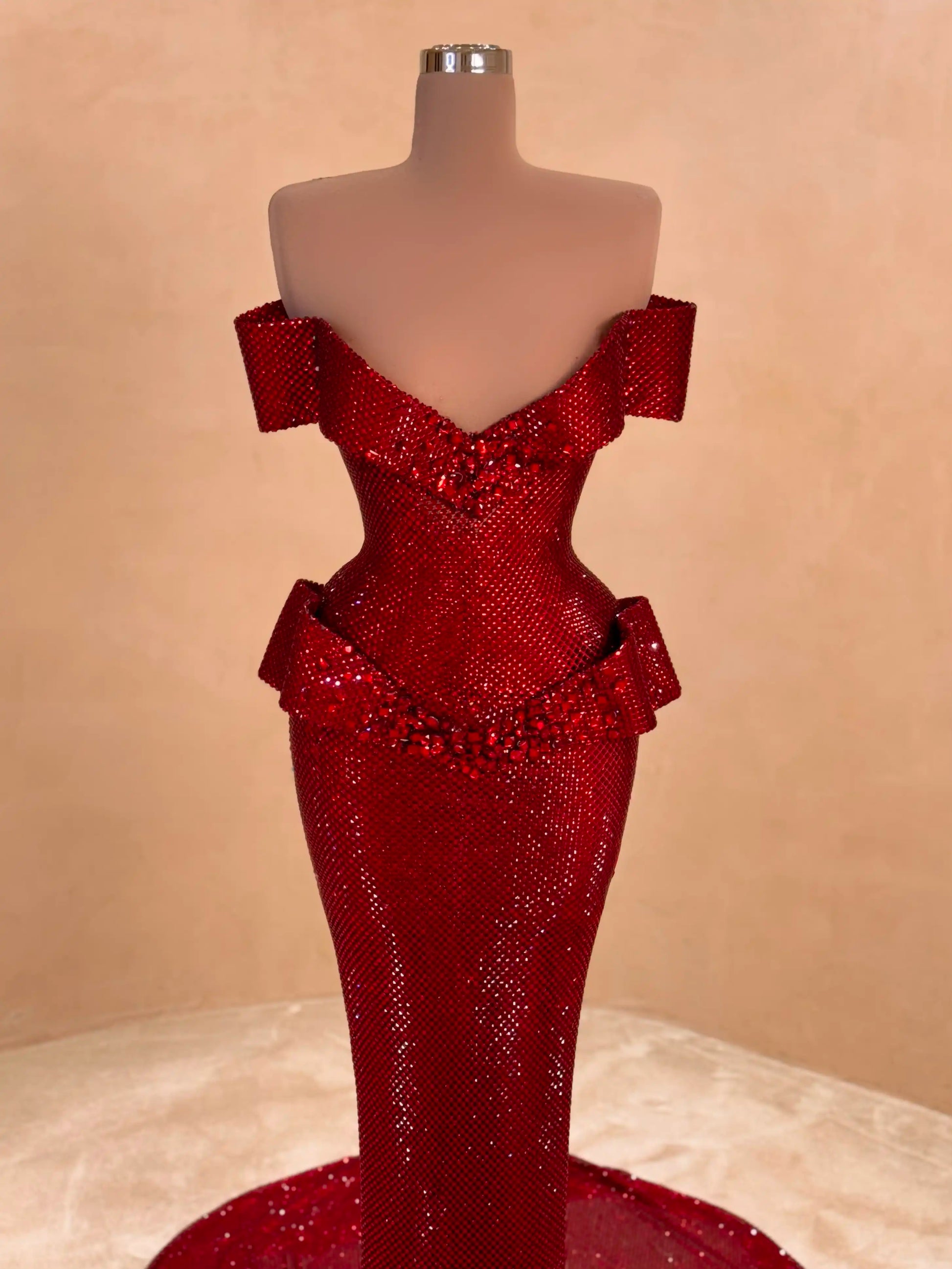 074 Margot Crepe Evening Dress