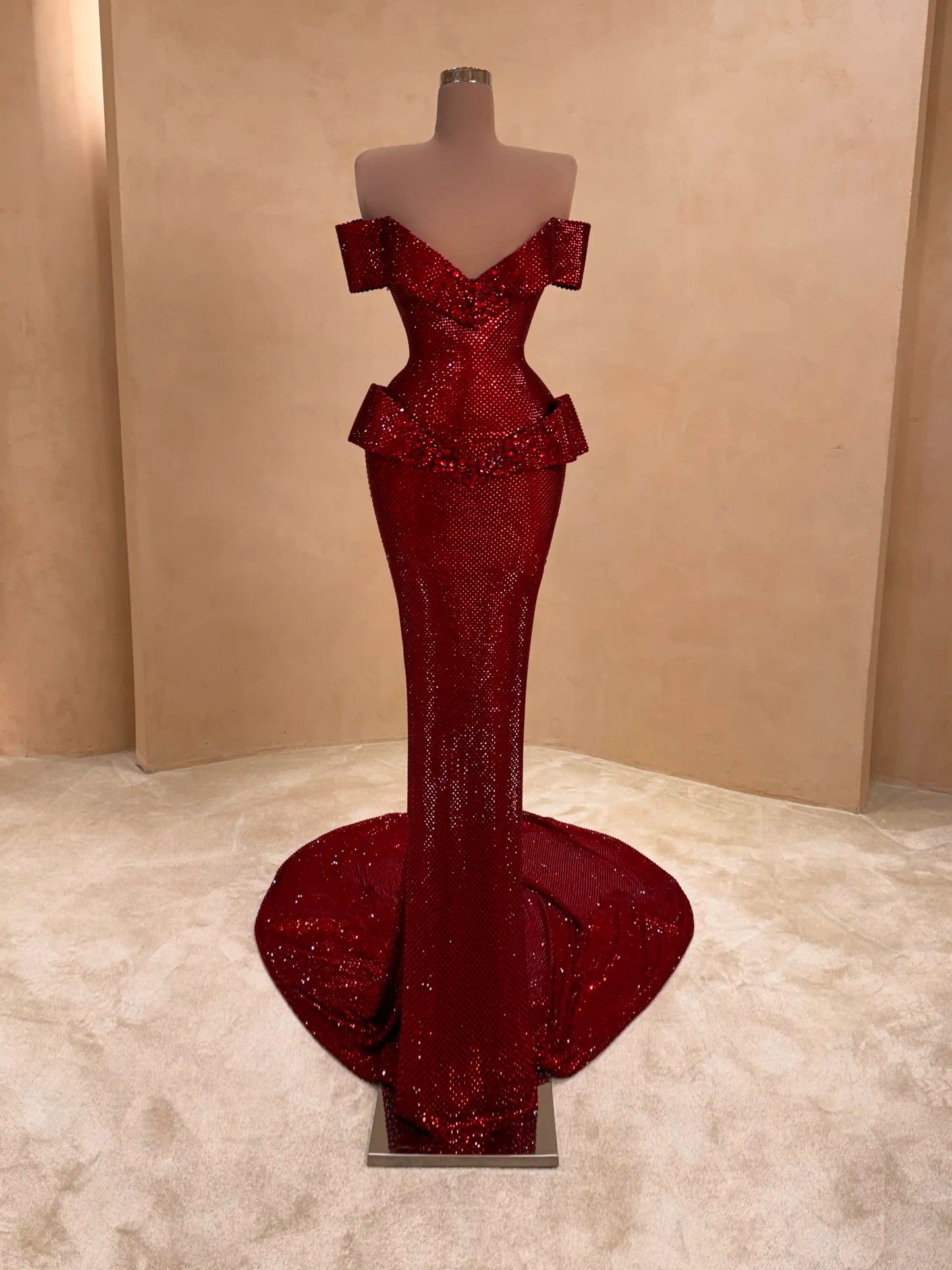 074 Margot Crepe Evening Dress