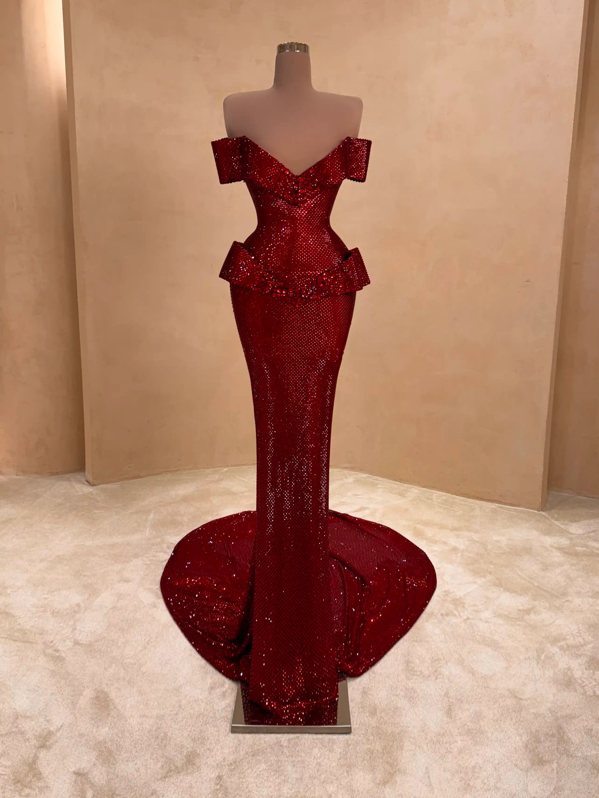 074 Margot Crepe Evening Dress