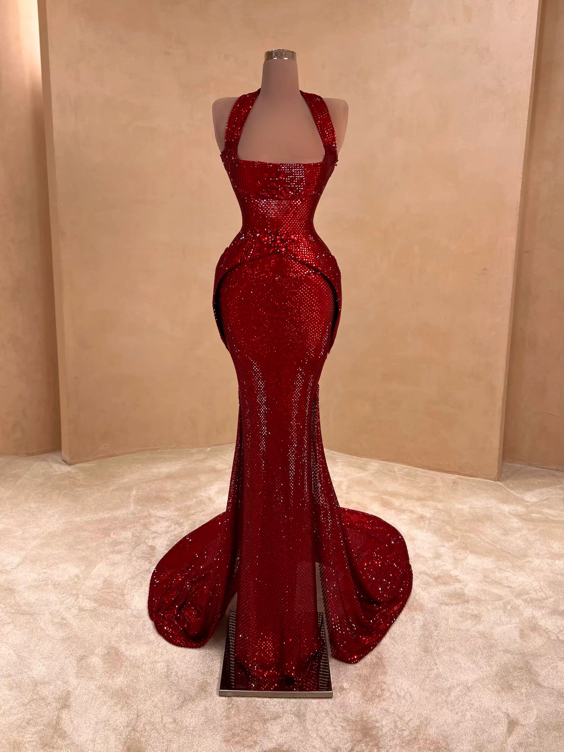 074 Margot Crepe Evening Dress