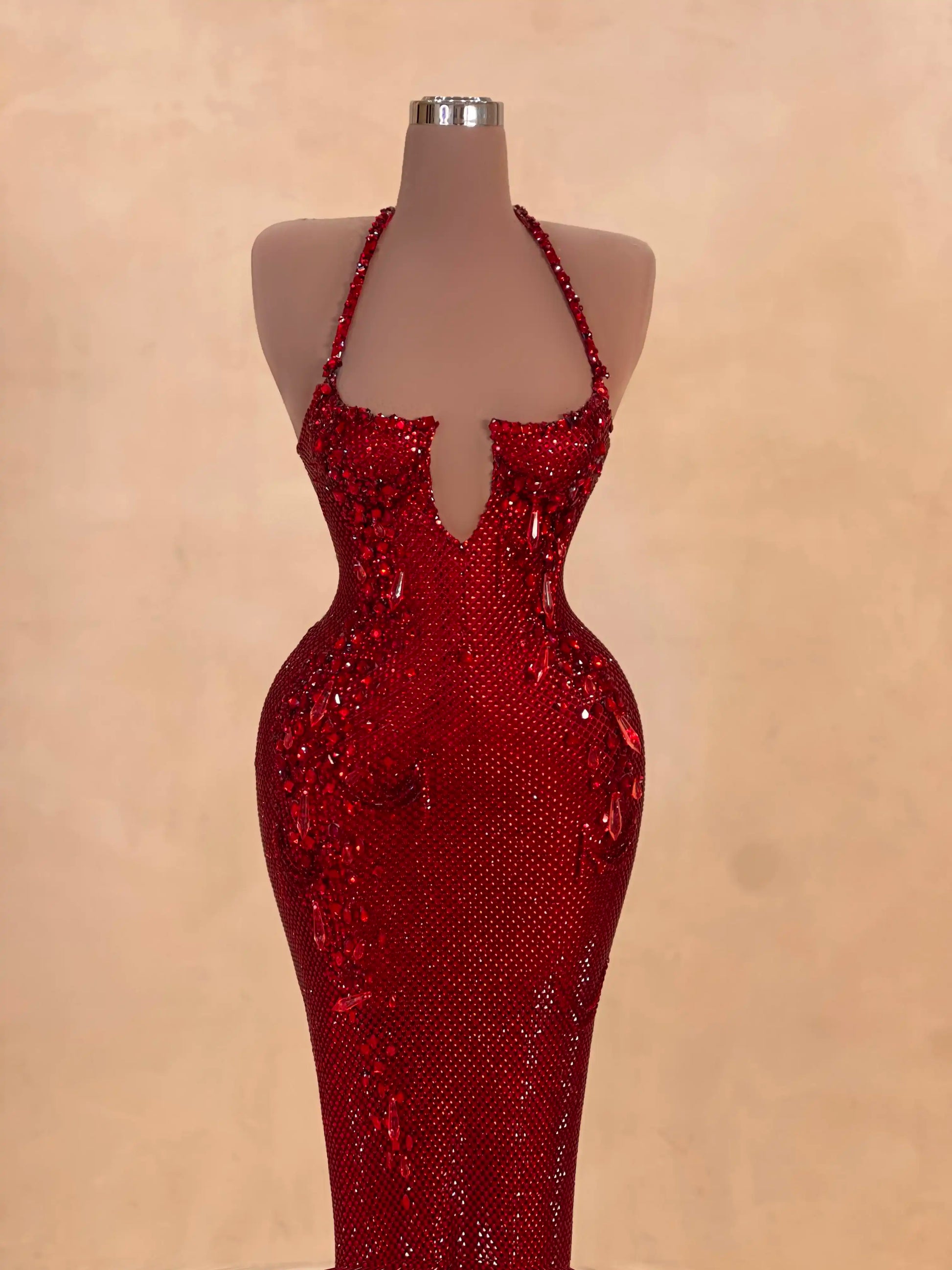 074 Margot Crepe Evening Dress