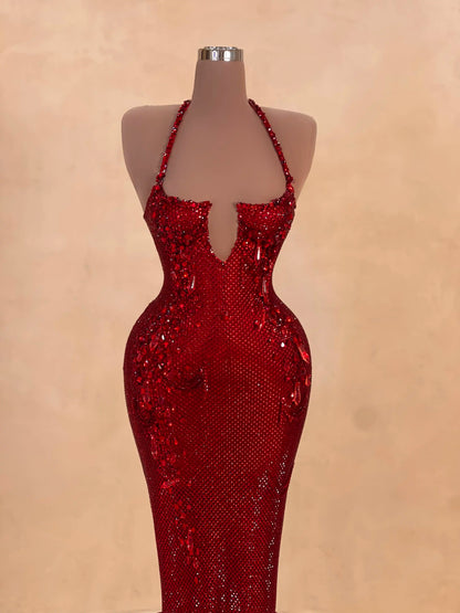 074 Margot Crepe Evening Dress