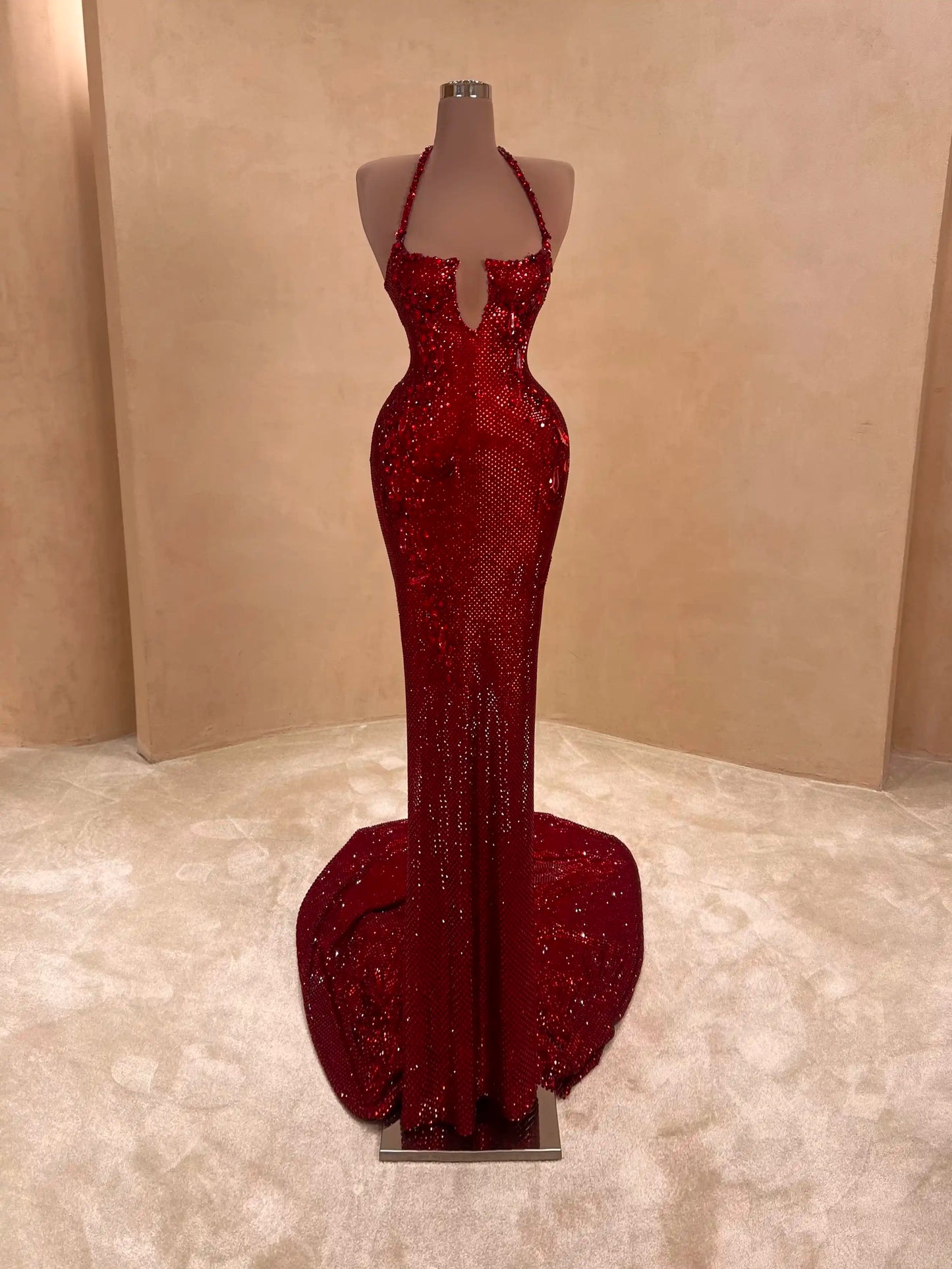 074 Margot Crepe Evening Dress