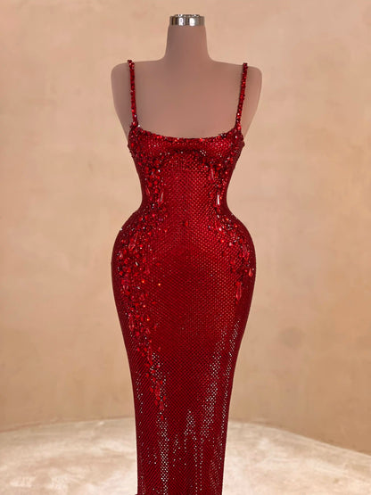 074 Margot Crepe Evening Dress