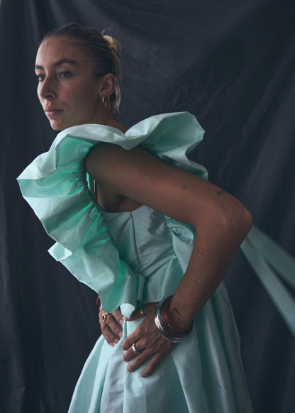 Bailey Aqua Midi Dress