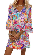 Margot Bell Sleeve Mini Dress
