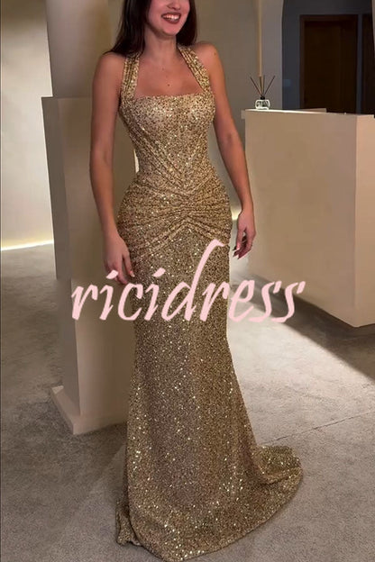 up Drape Flare Maxi Dress Velda Sequin Halter Maxi Dress