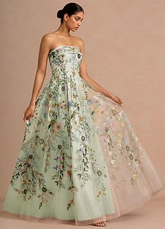 Azazie Evangeline White Maxi Dress