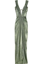 Sexy Sheath V neckline Green Long Prom Dresses P1768 - Custom Color(Add Your Color On ”Order special instructions“ ） / U
