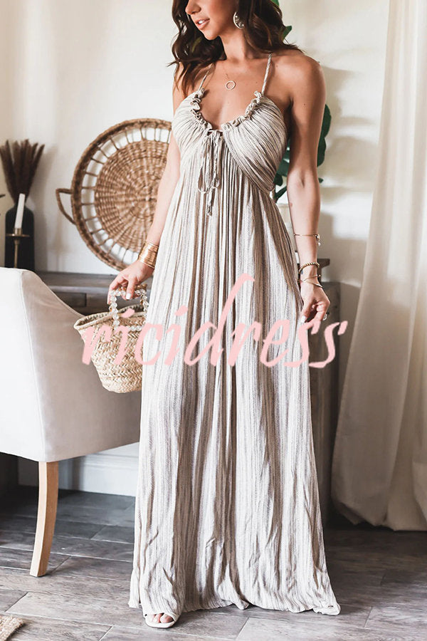 up Light Weight Maxi Dress Marina Printed Halter Maxi Dress