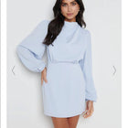 Margot Baby Blue Midi Dress