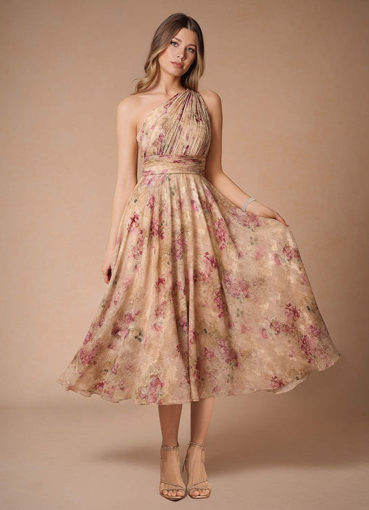 Hestia Dusty Floral Midi Dress