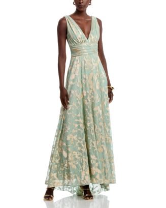 Margot Crinkle Foil Dress
