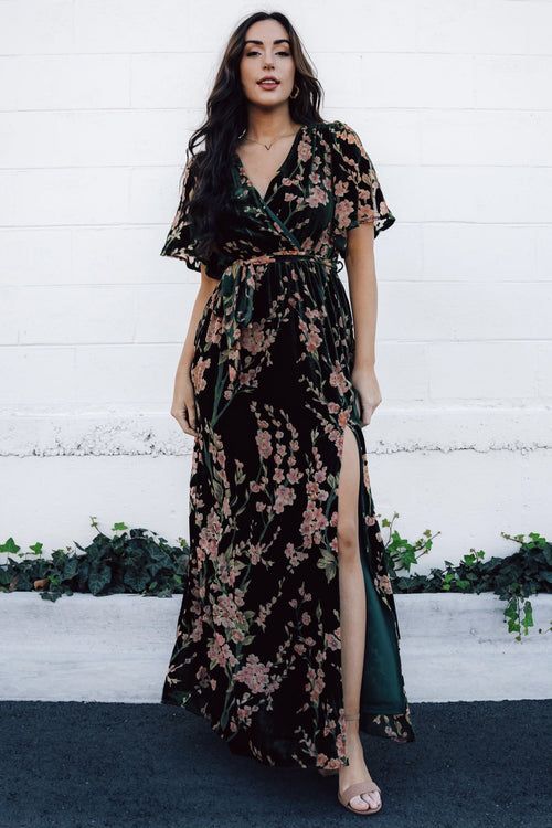 Marseille Embossed Maxi Dress