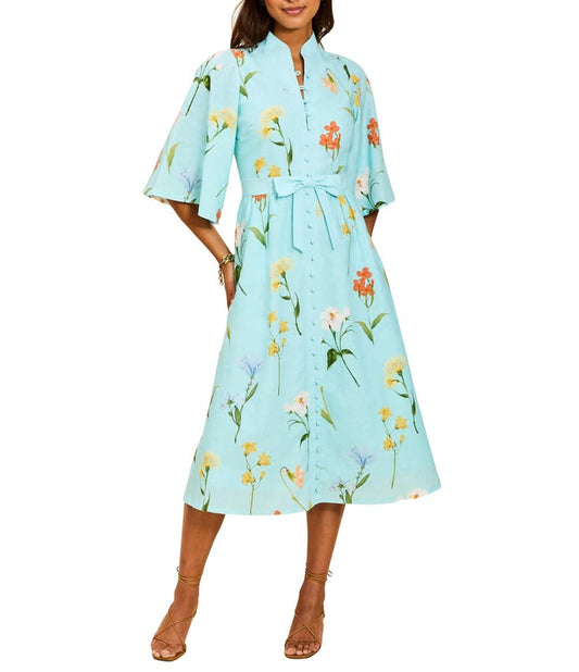 Carmen Garden Waltz Print Midi Dress