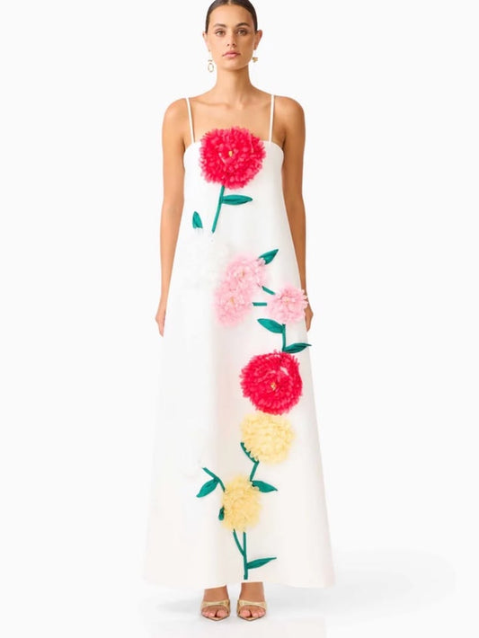Buttercup Embroidered Maxi Dress