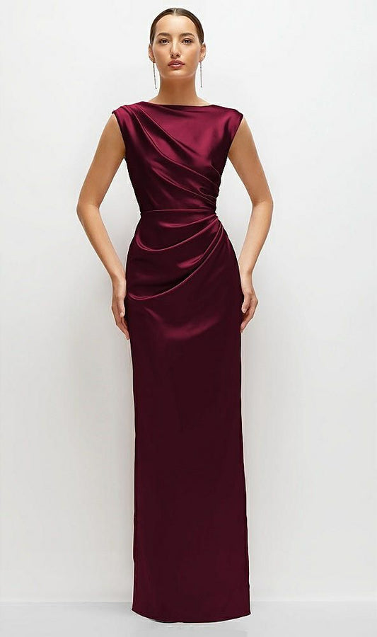 Adelaide Satin Maxi Dress