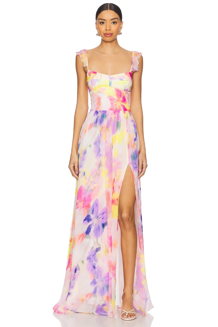 Terrassa Layla Print Maxi Dress