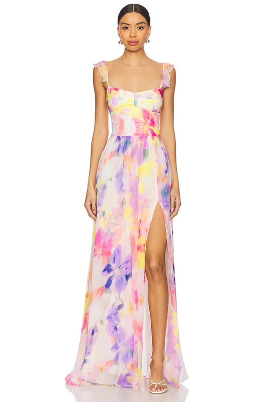 Terrassa Layla Print Maxi Dress