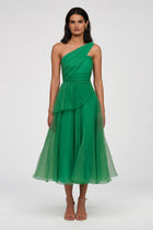Cecilia Pleated Organza Dress