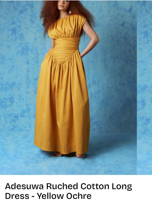 Adesuwa Yellow Midi Dress