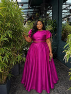 Plus size Maxi skirt and top set for women,Plus size birthday outfit, Long maxi skirt with pockets, formal dress, made w