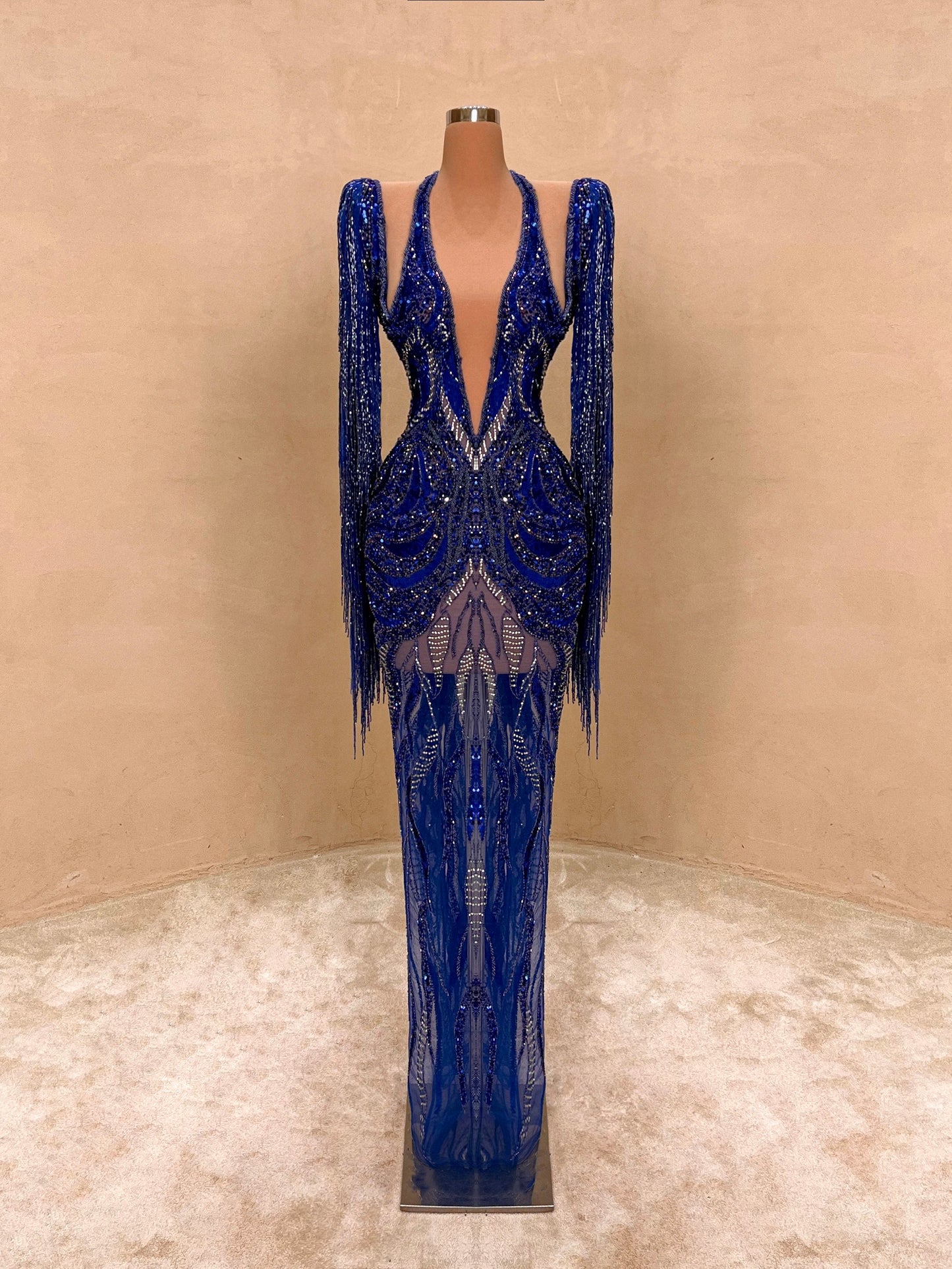 133 Margot Crepe Evening Dress