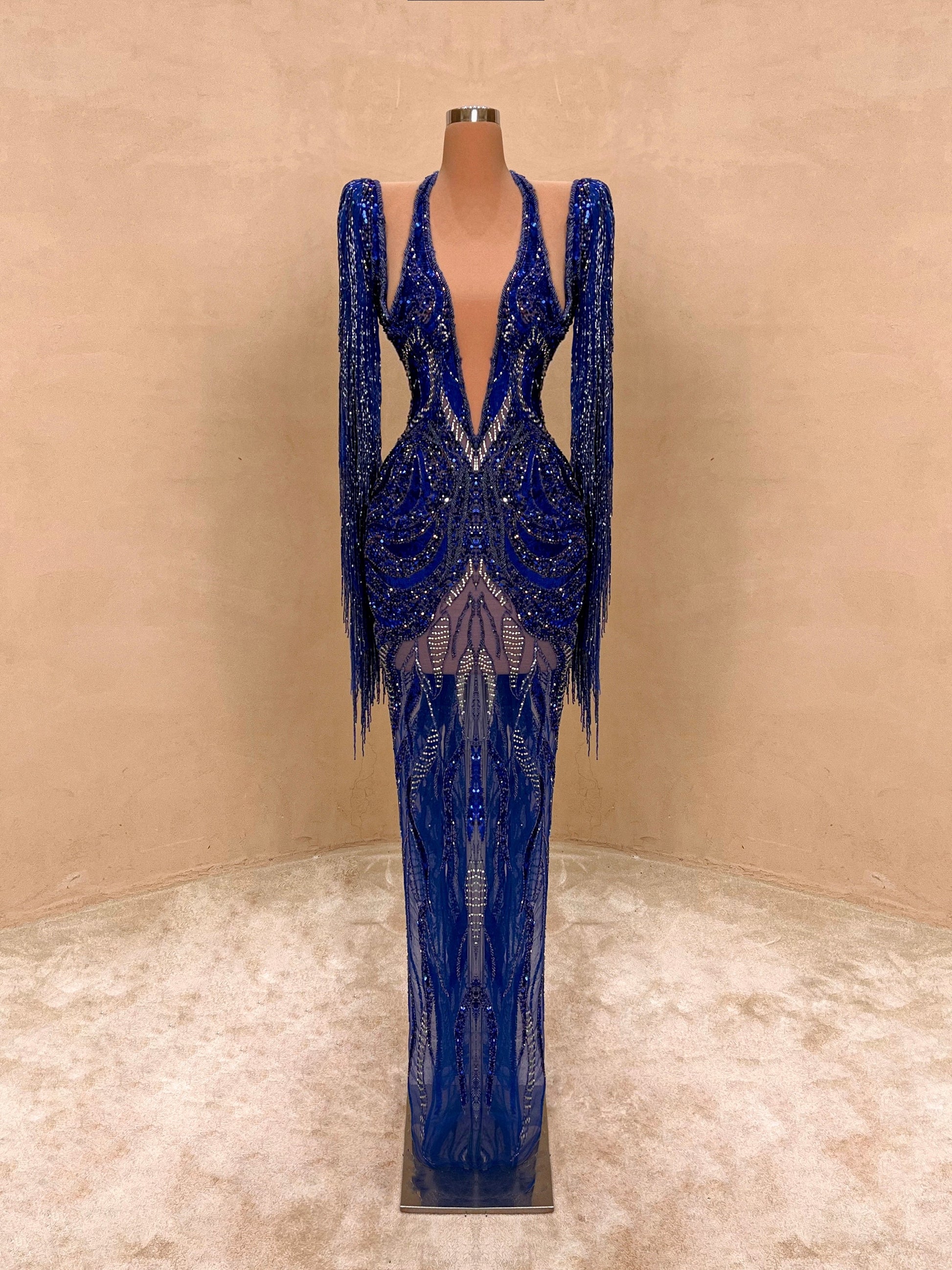 133 Margot Crepe Evening Dress