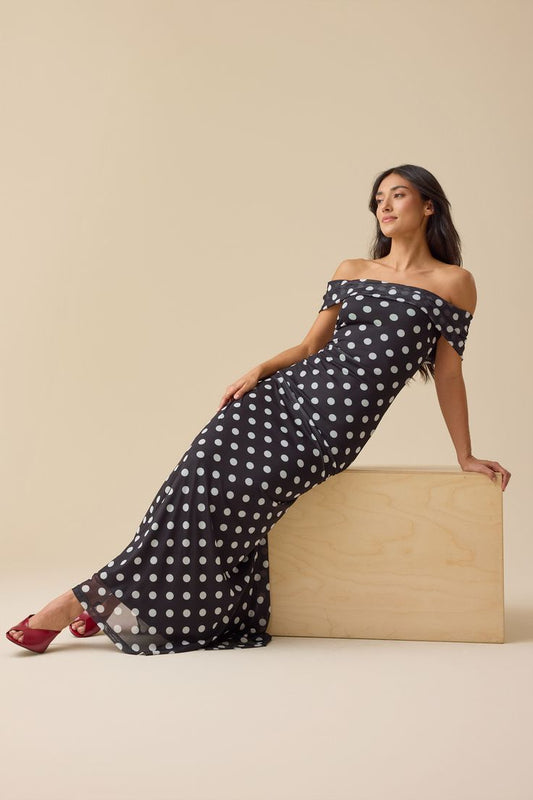 Liv Mini Dress in Navy Blue