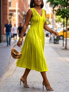 Marina Linen Midi Dress