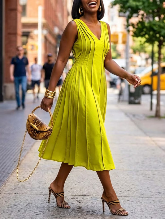 Margot Linen Midi Dress