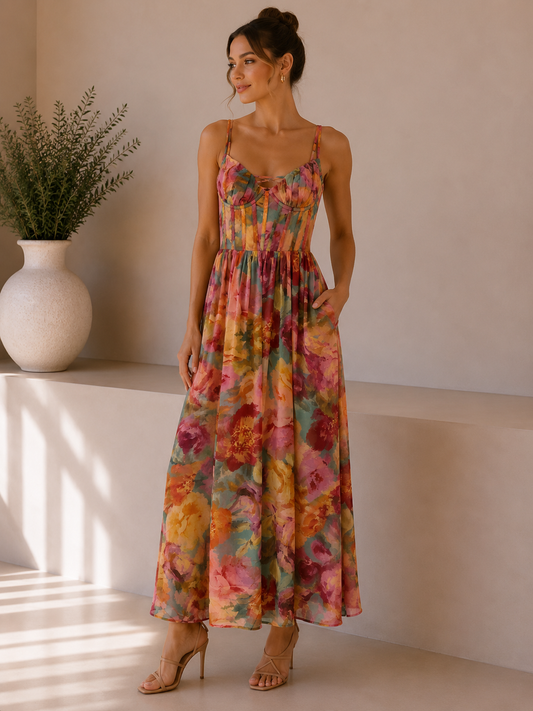 Eliana Floral Maxi Dress